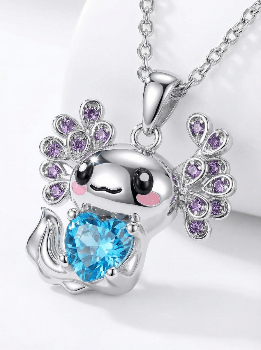 Crystal Axolotl Charm - Averin & Co. -