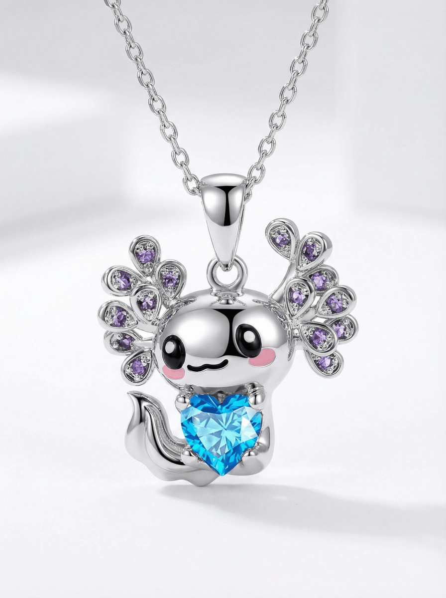 Crystal Axolotl Charm - Averin & Co. -