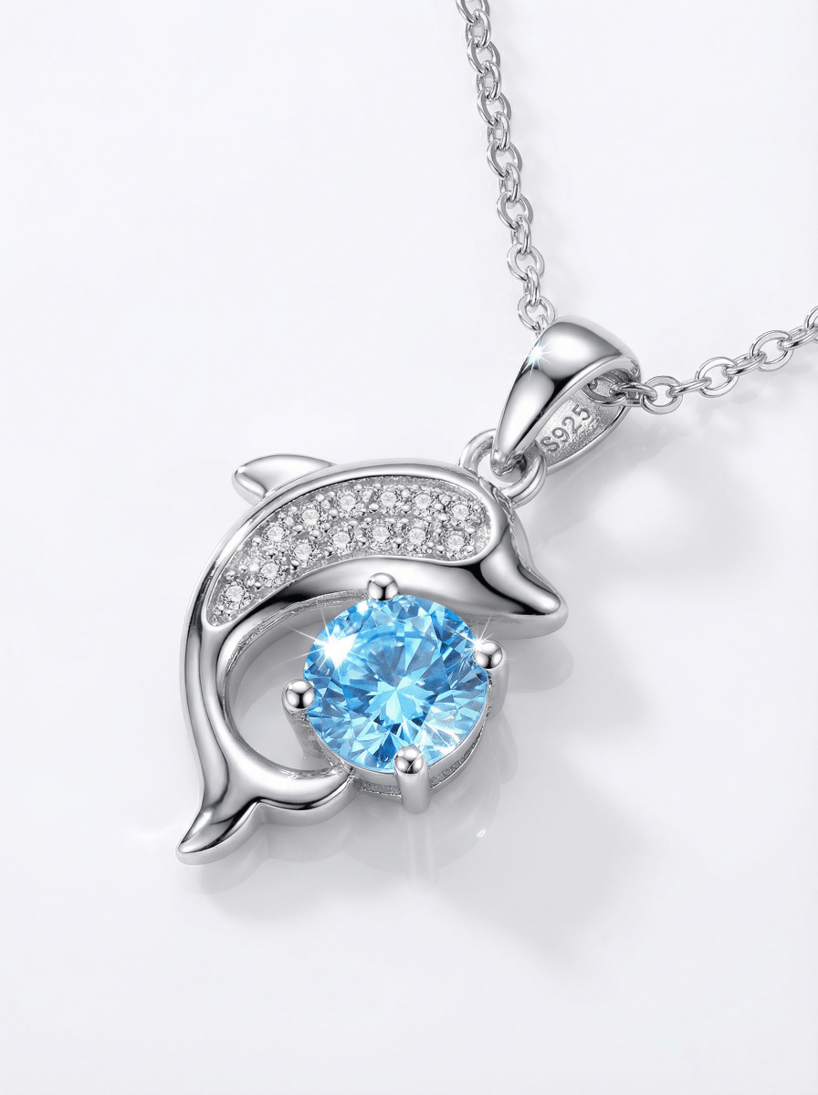 Crystal Dolphin Charm - Averin & Co. -