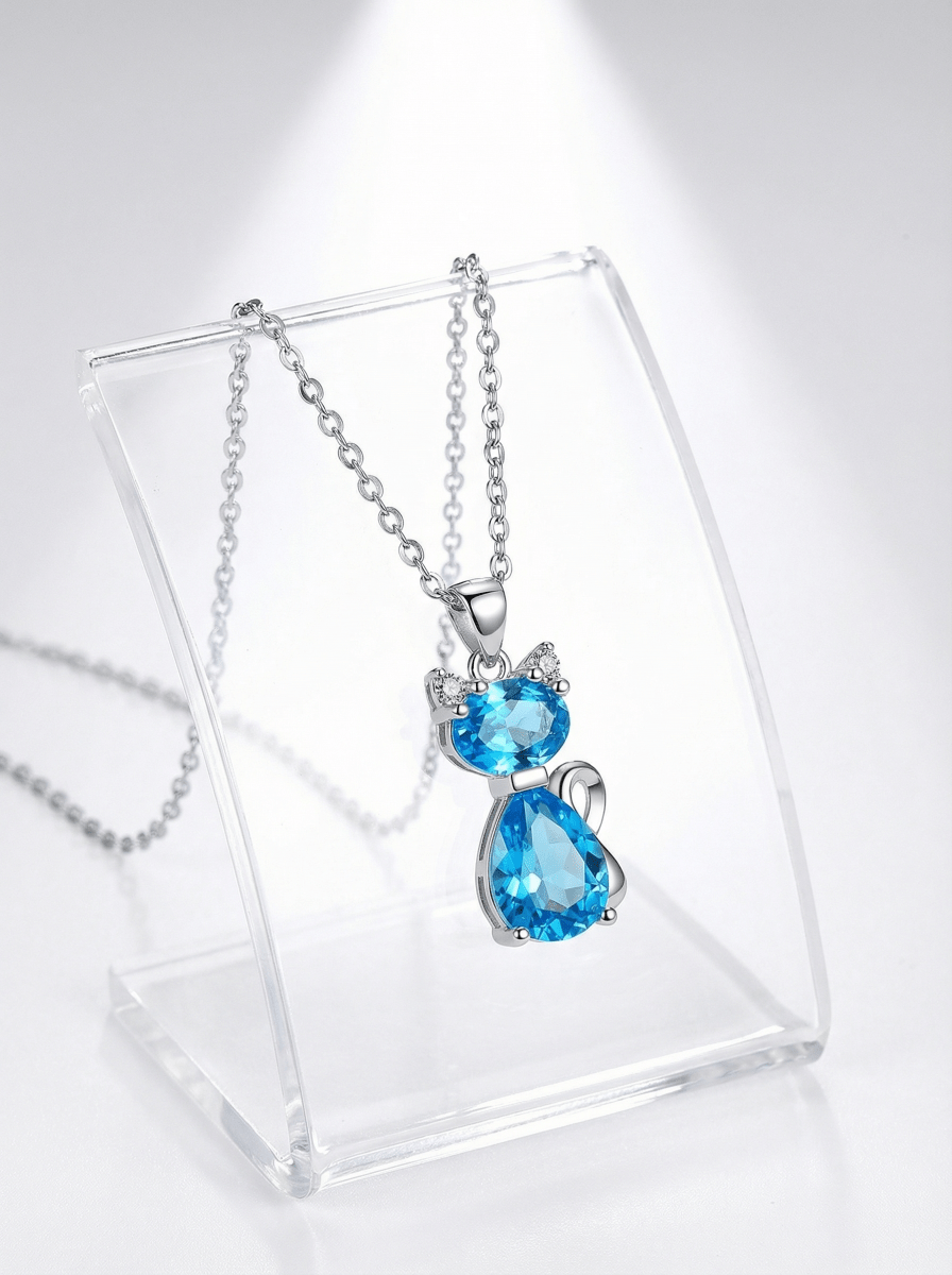 Crystal Kitty Charm - Averin & Co. -