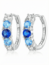 Aurora Crystal Hoops - Averin & Co. - 