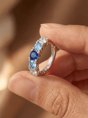 Aurora Crystal Hoops - Averin & Co. - 