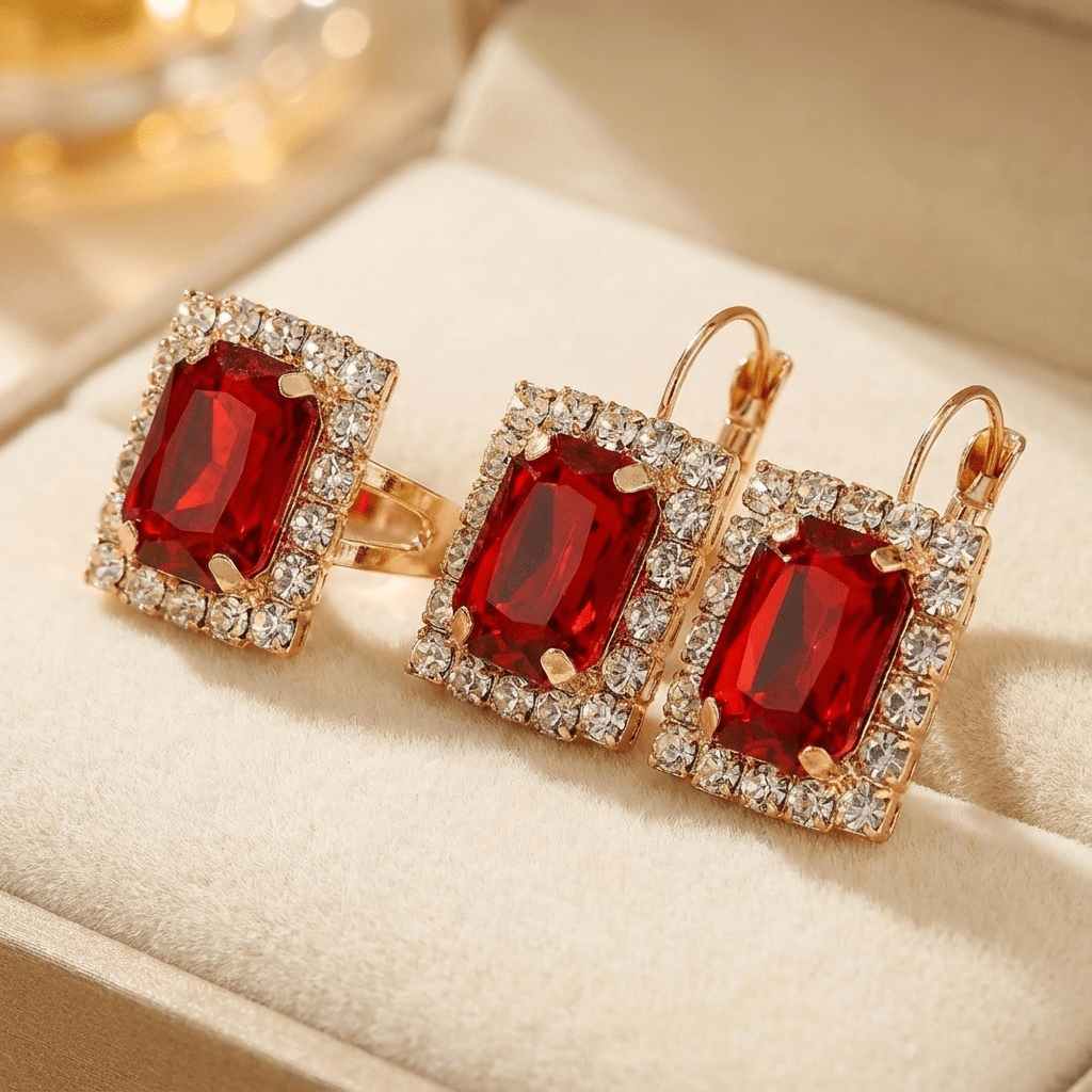 Averin & Co. Red Ruby Set - Averin & Co. - 