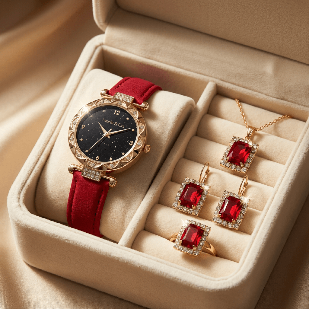 Averin & Co. Red Ruby Set - Averin & Co. - 