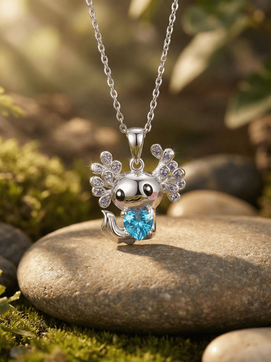 Crystal Axolotl Charm - Averin & Co. - 