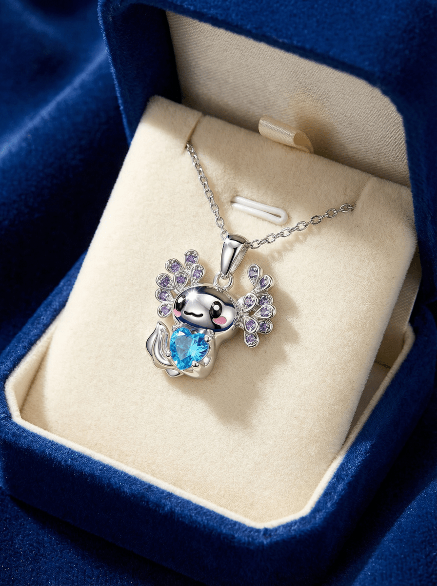 Crystal Axolotl Charm - Averin & Co. - 