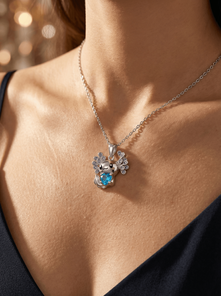 Crystal Axolotl Charm - Averin & Co. - 