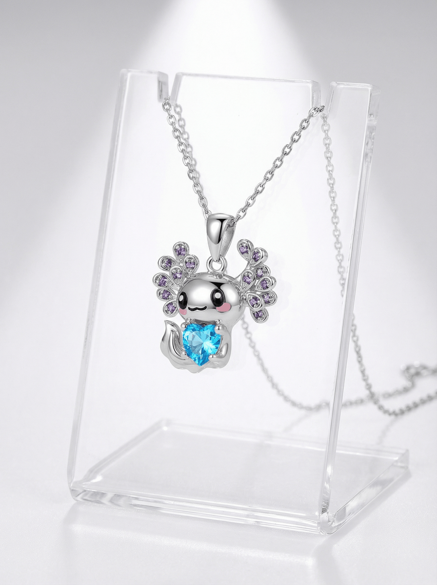 Crystal Axolotl Charm - Averin & Co. - 