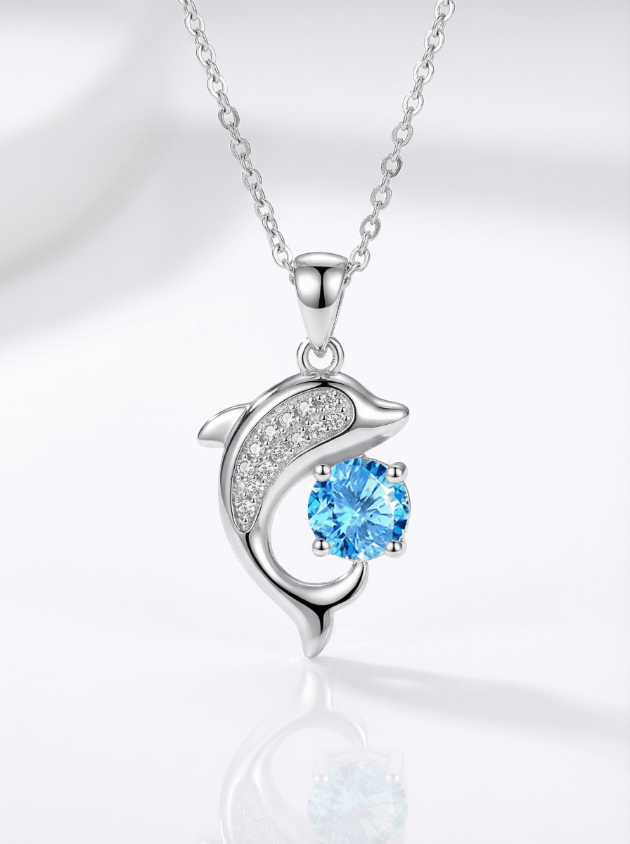Crystal Dolphin Charm - Averin & Co. - 