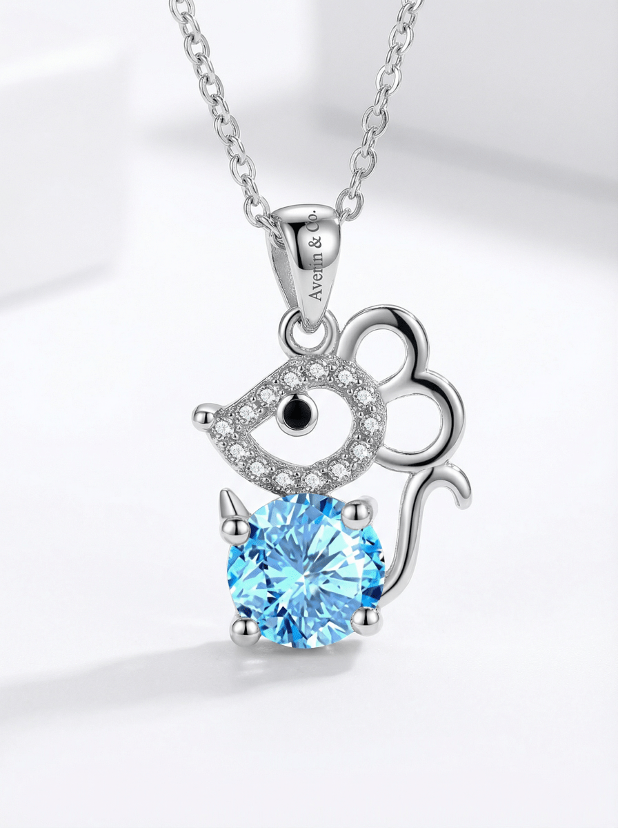 Crystal Mouse Charm - Averin & Co. - 