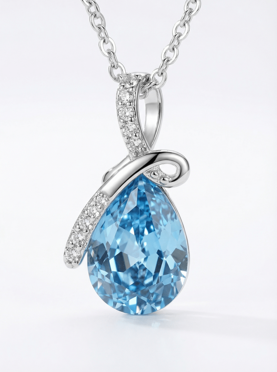 Crystal Teardrop Charm - Averin & Co. - 